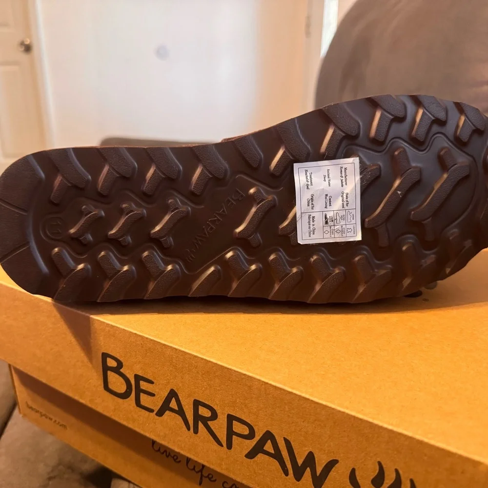 BearPaw Brown Ankle Booties - Picture 4 of 5